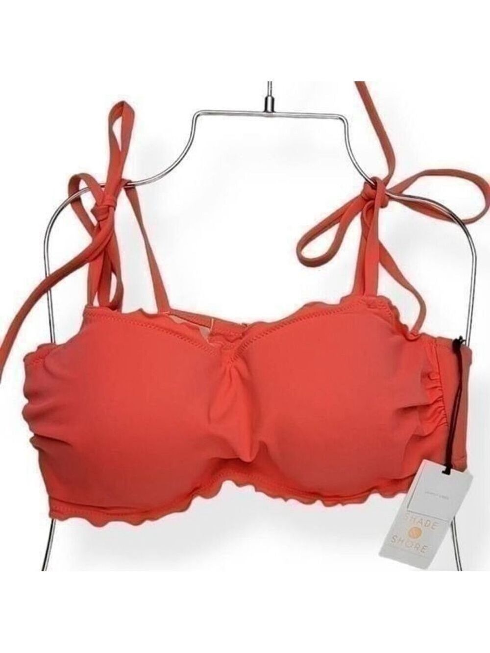 Shade & Shore Underwired Bandeau Bikini Top 36B
